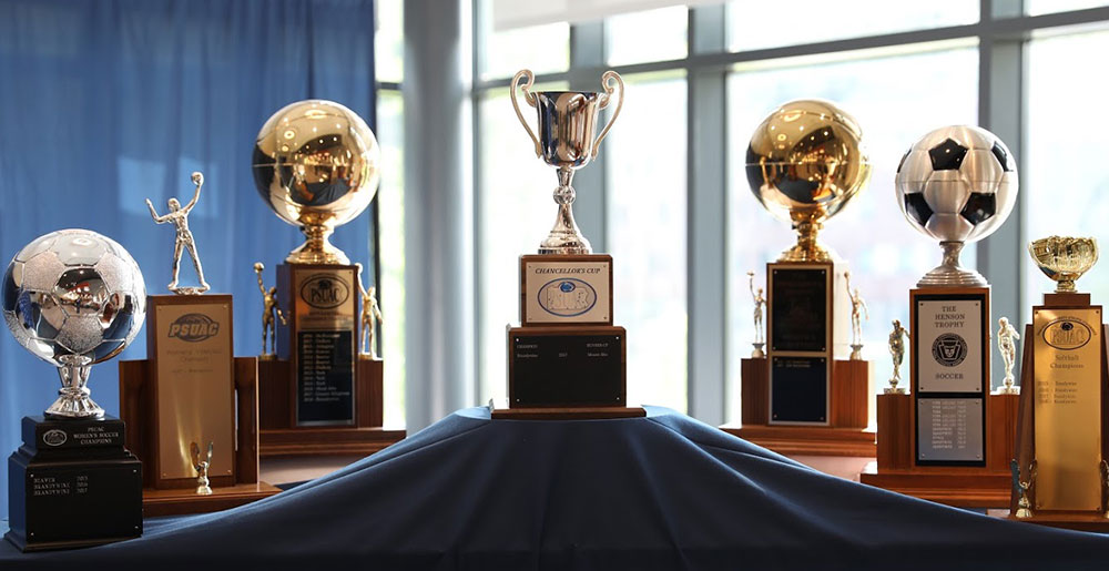 Penn State Brandywine's PSUAC trophies