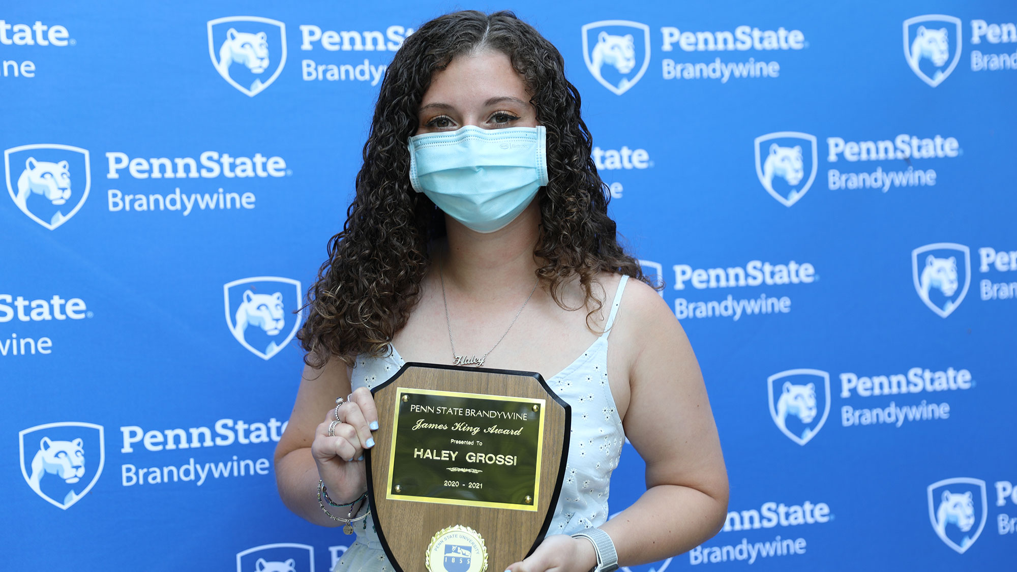 Haley Grossi, the 2021 recipient of the James King Memorial Award