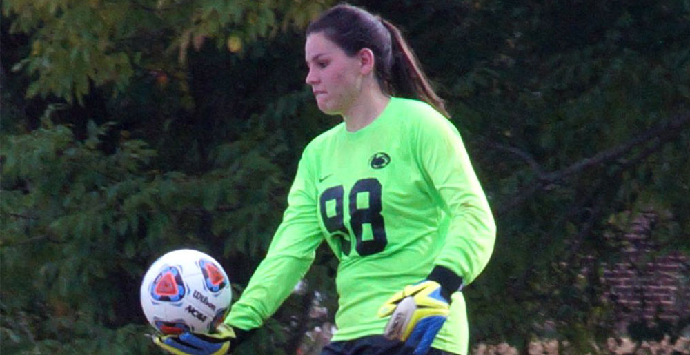 Abbonizio Earns Second PSUAC Goalie Of The Week Award