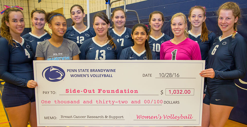 Volleyball Team Raises Money For Breast Cancer Research, Support