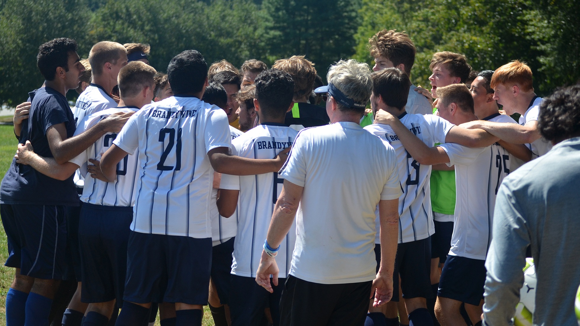 Men's soccer was one of Brandywine's 15 teams with a GPA of 3.0 or greater during the 2019-20 year